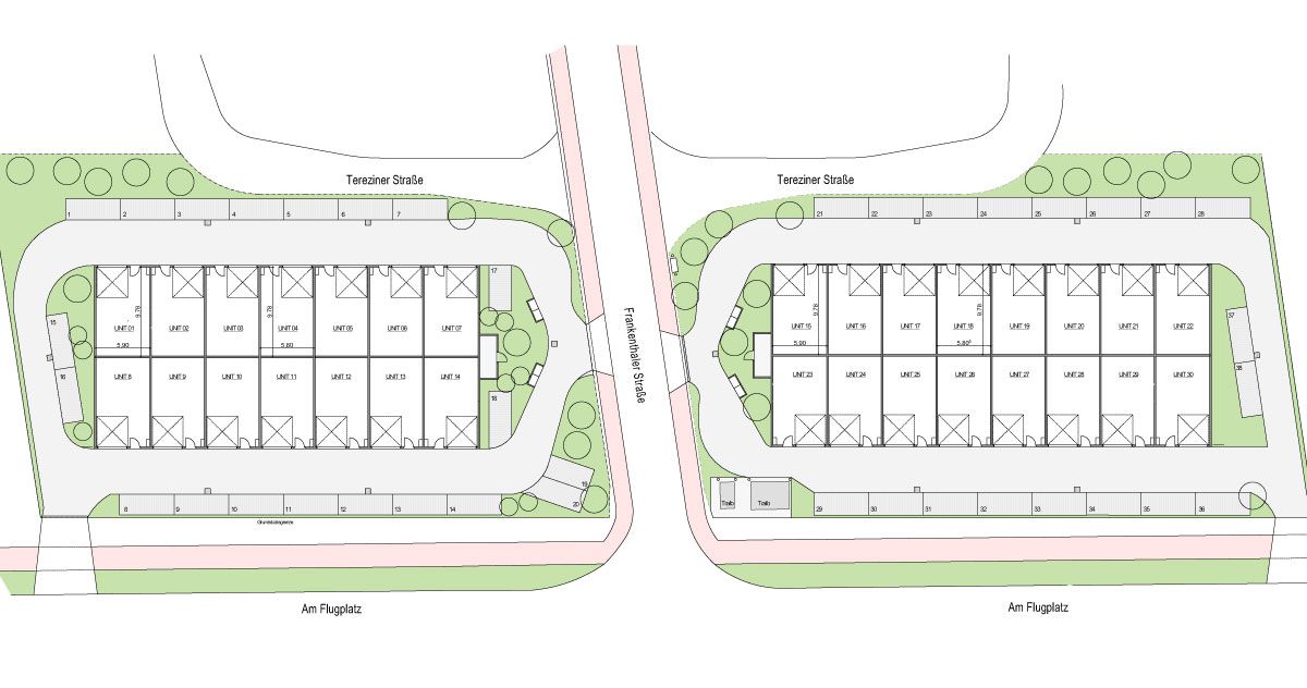 Gewerbe-, Lager- und Werkstattflächen in Strausberg, Brandenburg | Lageplan